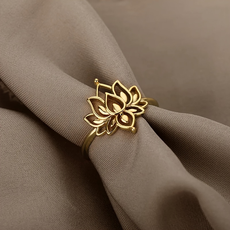 Lotus Ring for Women, Vacation, Parties, Wedding, Anniversary